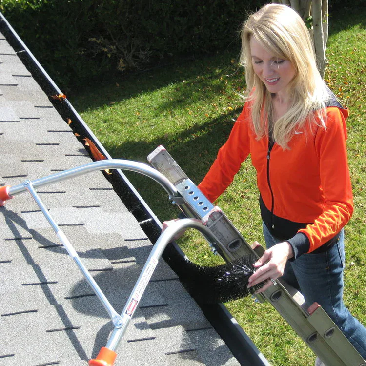 5 Inch GutterBrush Gutter Guards – Fits Standard K-Style Residential Gutters (4.25 Inch Diameter) - Image 3
