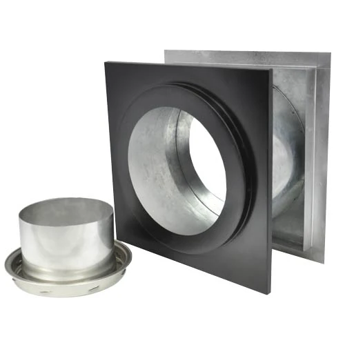 8-Inch Wall Thimble Kit with Finishing Collar (Through-Wall)
