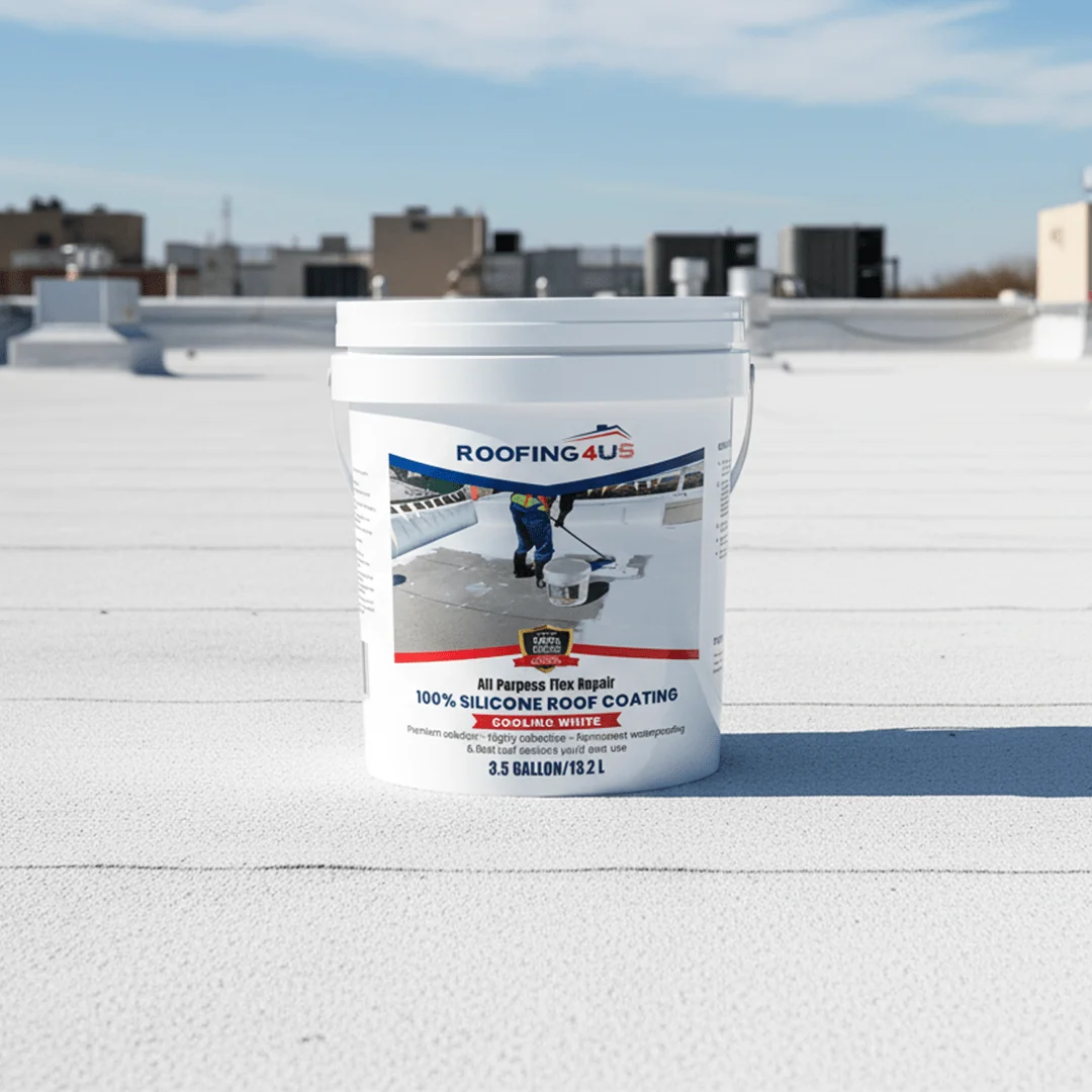 All Purpose Flex Repair 100% Silicone Roof Sealant - 4 Gallon (Pallet of 36) - Image 8