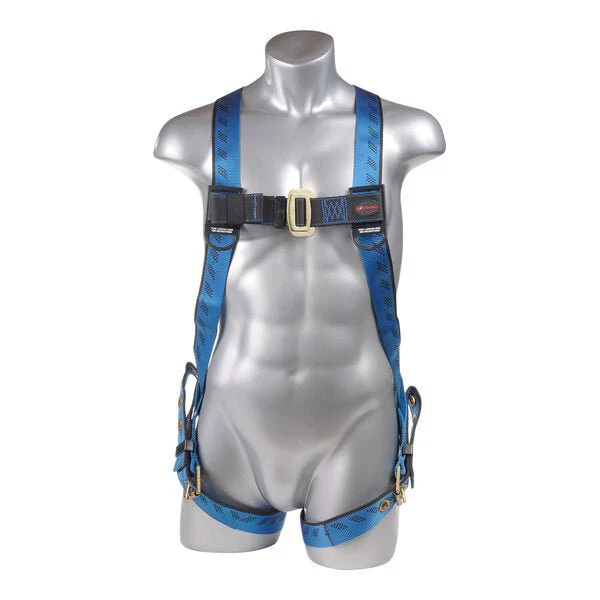 Kapture Essential 3 Point Full Body Harness  - Dorsal D-Ring - Tongue Buckle Legs - All Sizes