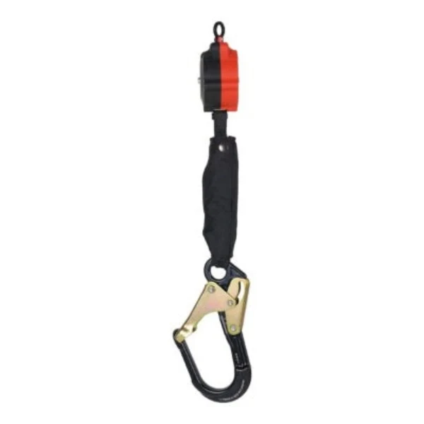 Micron Self Retracting Lifeline - Lrg Aluminum Rebar Hook w/ Steel Gate - 6ft - Image 5
