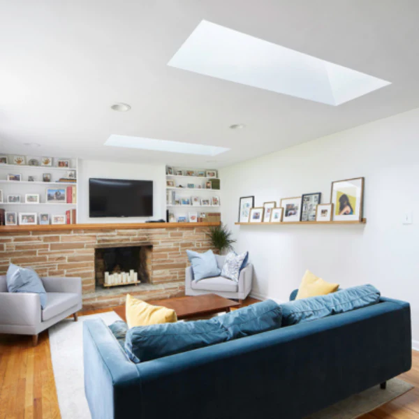 VELUX Solar Powered Venting Curb Mount Skylight - White Solar Powered Shade - Image 13